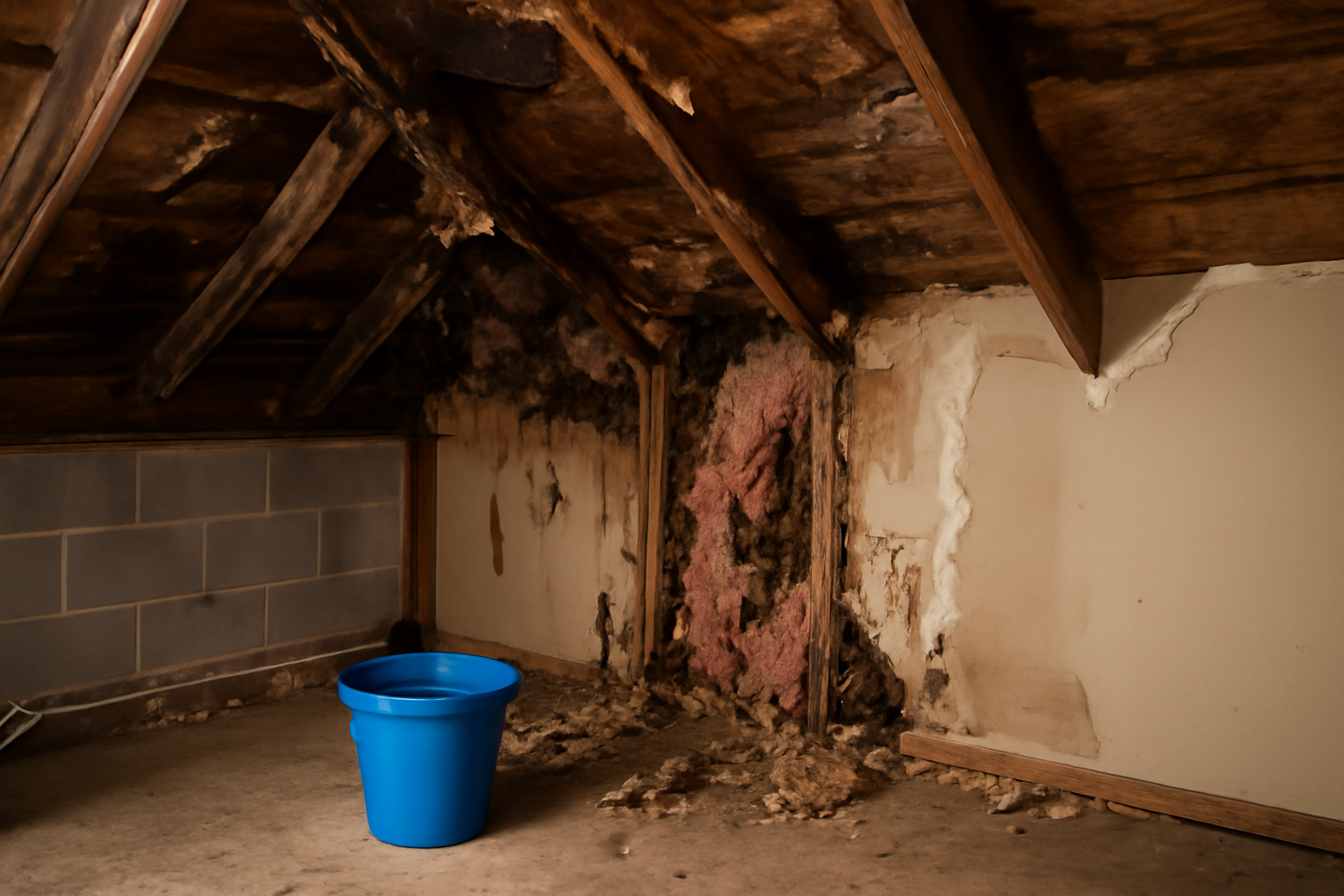Attic Water Damage Restoration in McLean, VA