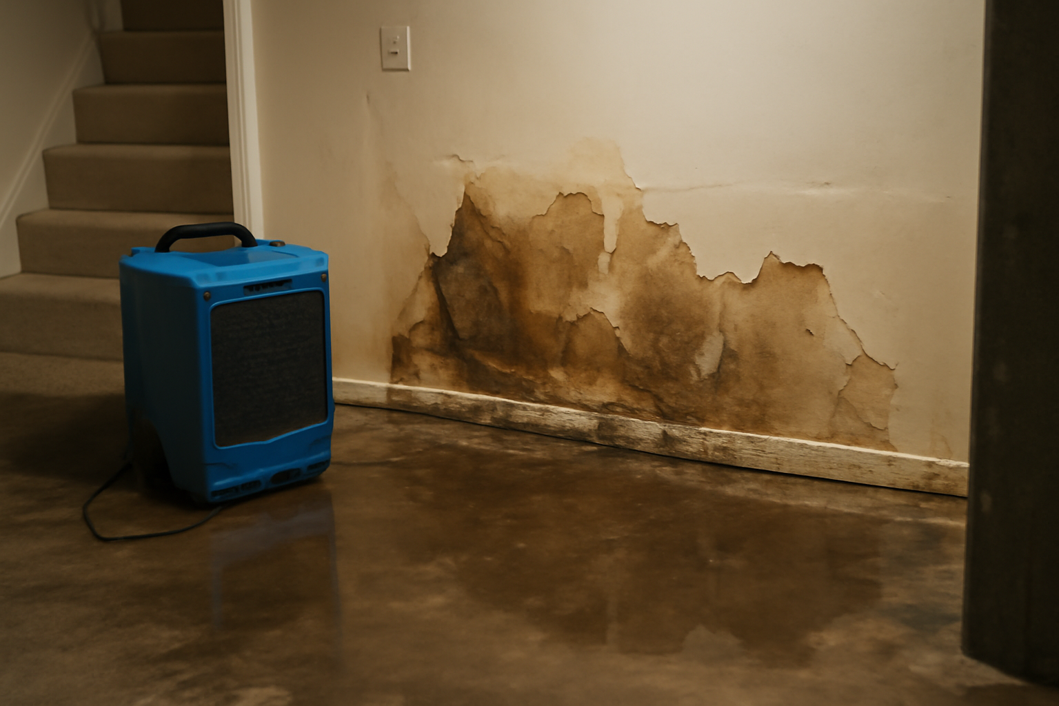 Basement Water Damage Restoration in McLean, VA