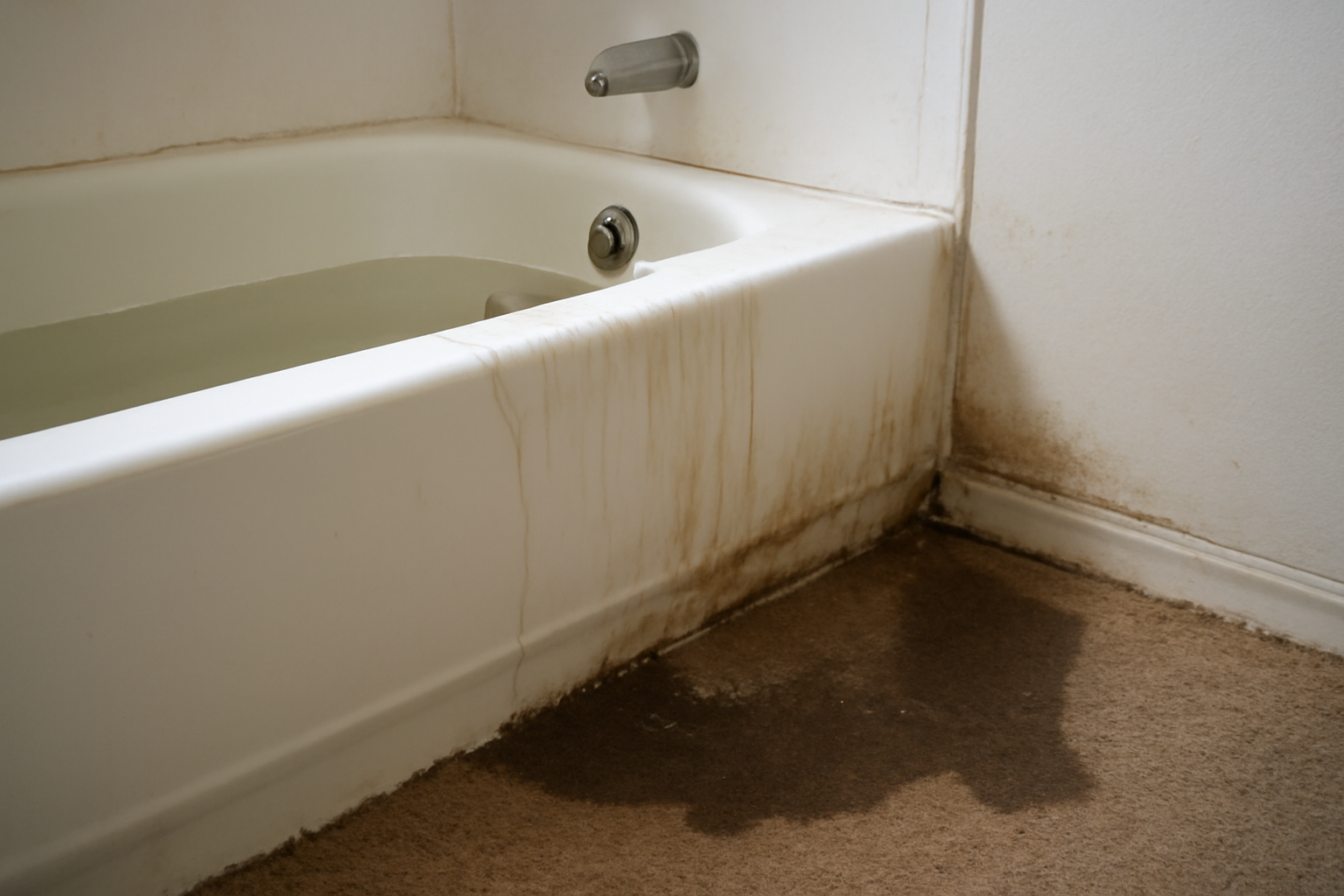 Bathtub Overflow Water Removal in McLean, VA