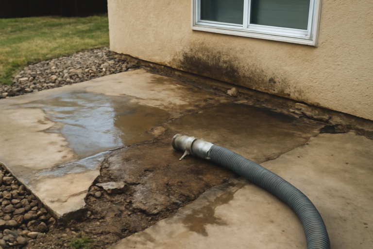 Concrete Slab Water Extraction
