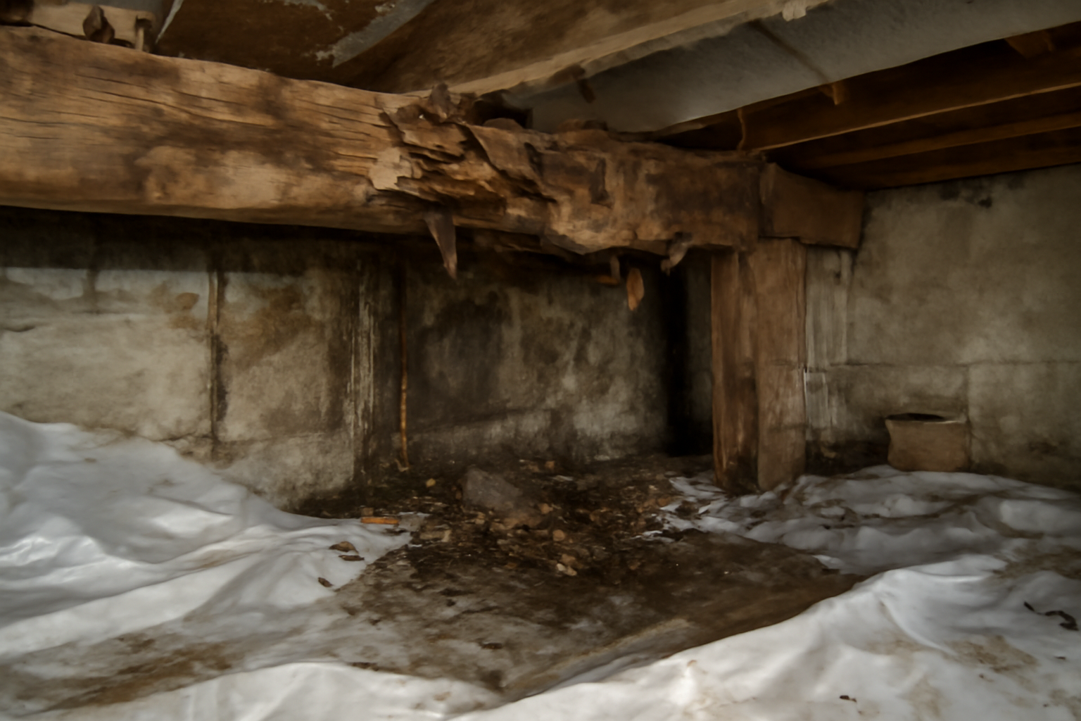 Crawl Space Water Damage Repair in McLean, VA