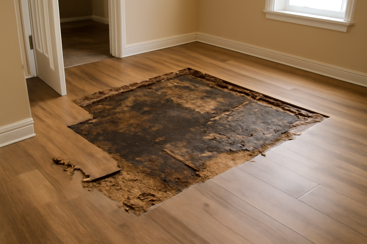 Flooring Replacement After Water Damage in McLean, VA