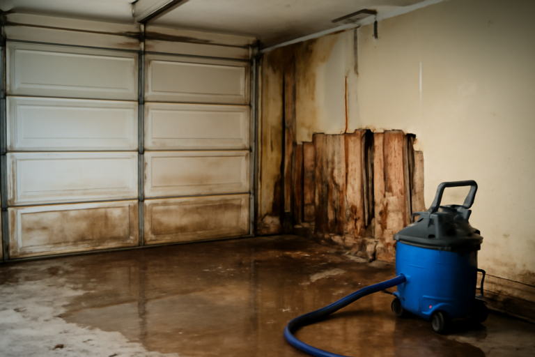Garage Water Damage Cleanup