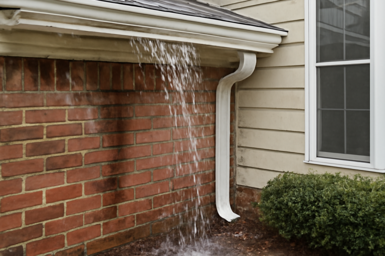 Gutter Overflow Water Removal