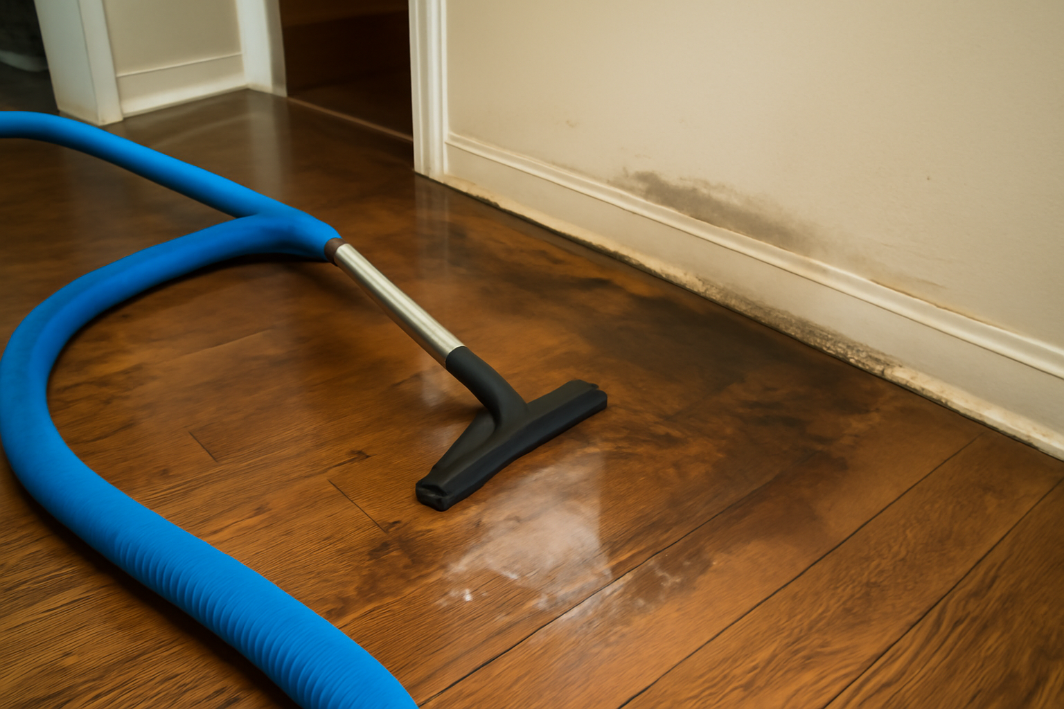Hardwood Floor Water Extraction in McLean, VA