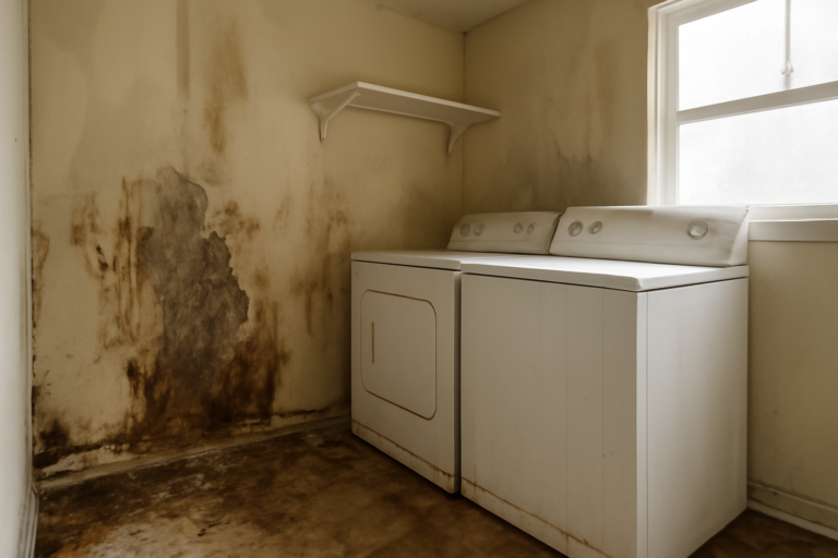 Laundry Room Water Damage Restoration