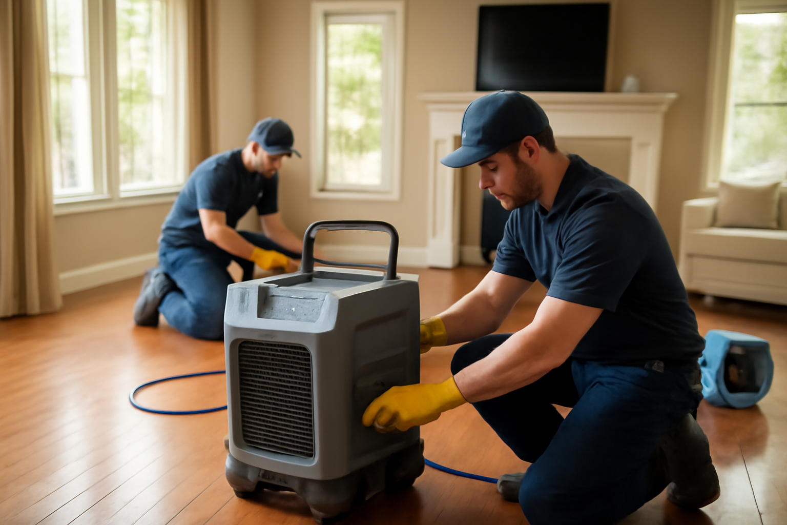 Water damage restoration service