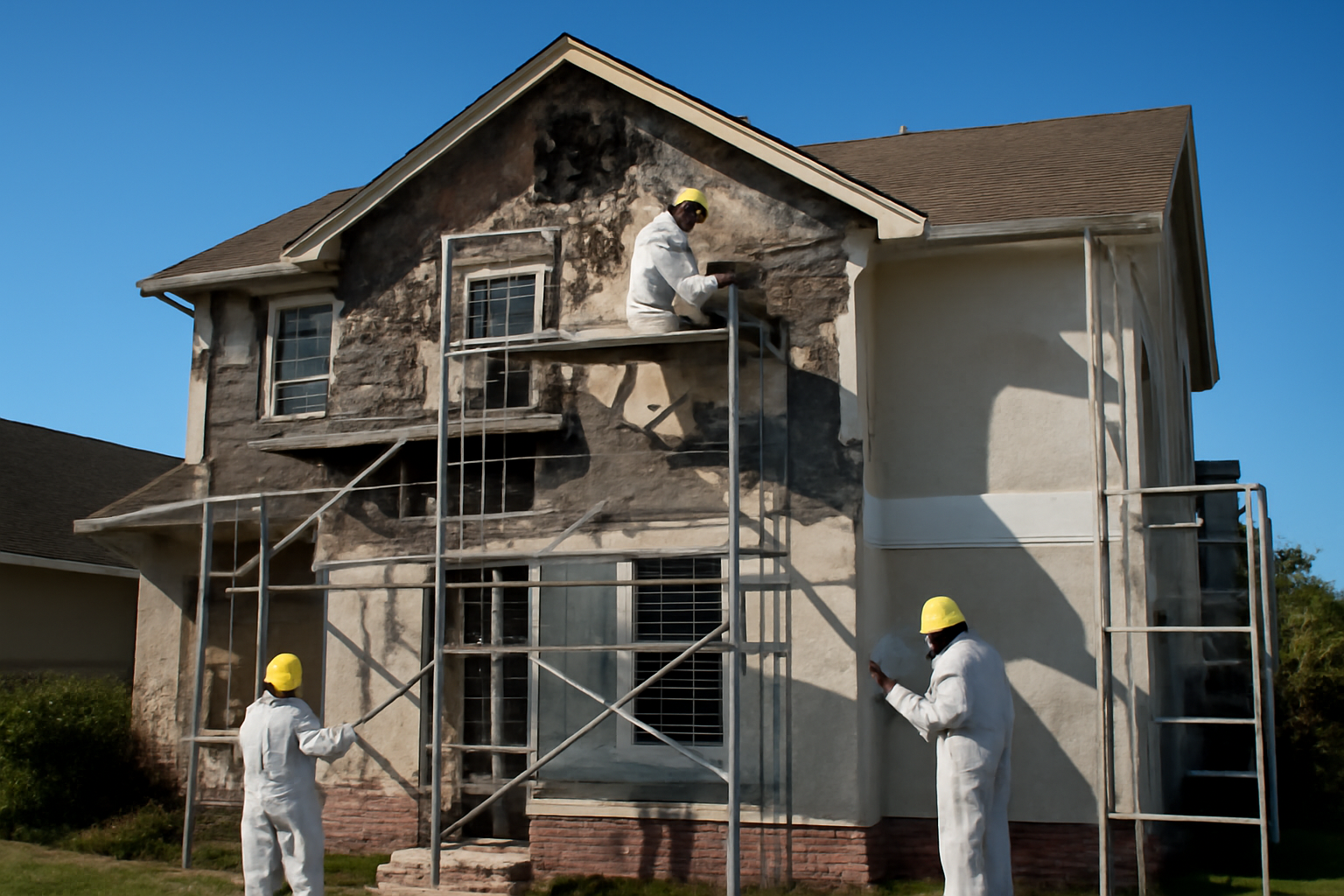 Fire damage restoration service