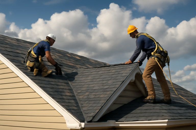 Storm damage repair service