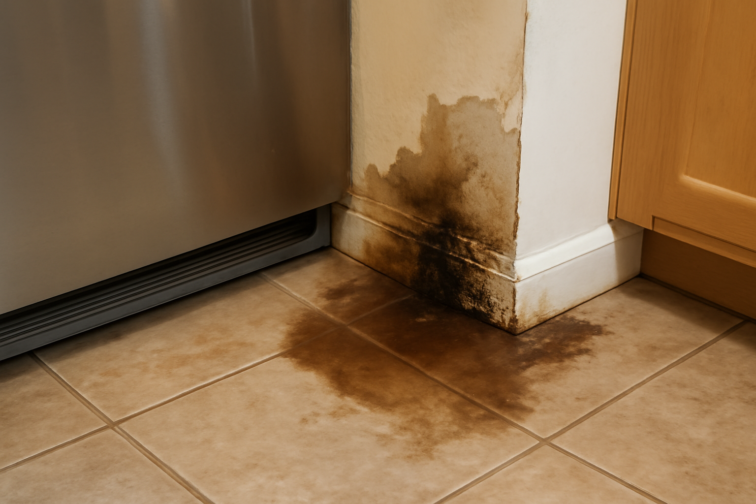 Refrigerator Water Line Leak Removal in McLean, VA