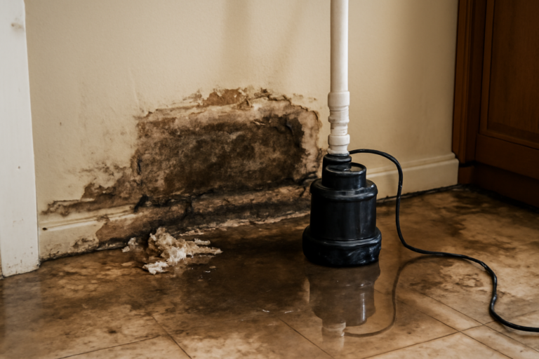 Sump Pump Failure Water Removal