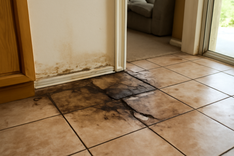 Tile Floor Water Damage Restoration