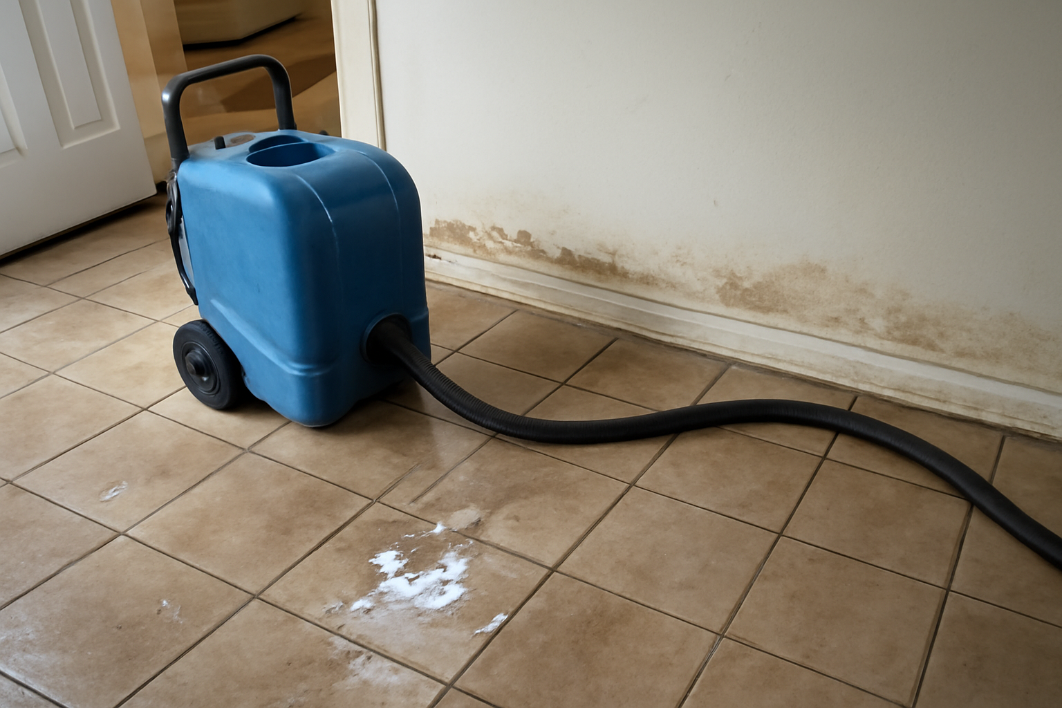 Tile Floor Water Extraction in McLean, VA