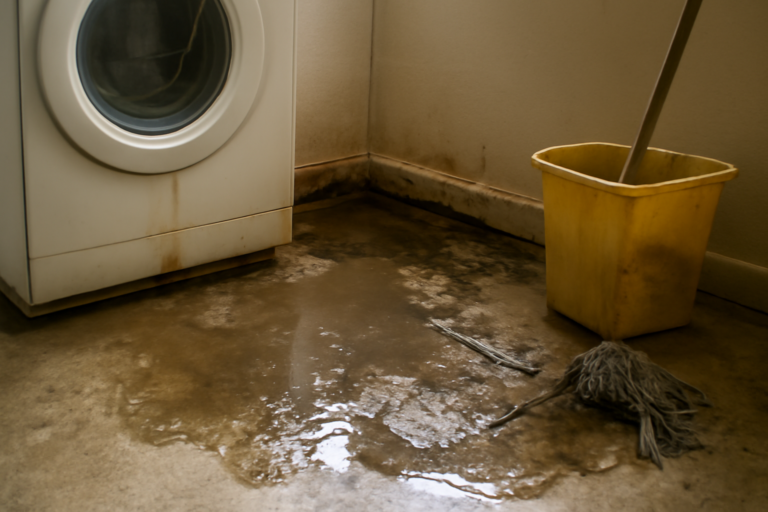 Washing Machine Overflow Water Removal